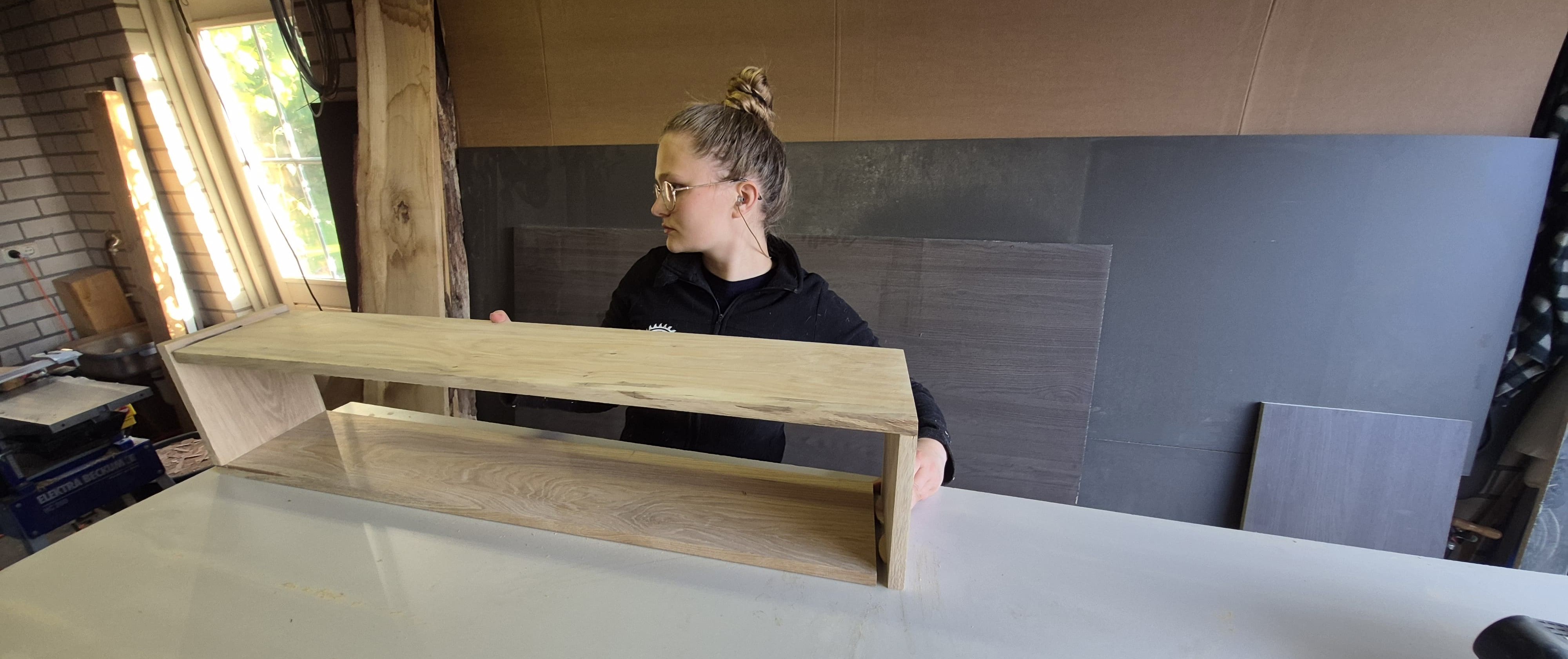 Image of wood pile as background